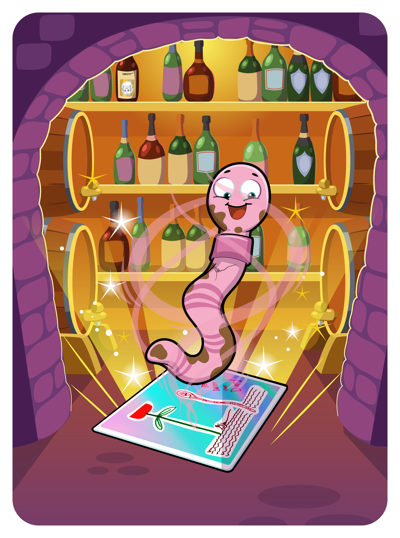 Gary Vaynerchuk - VeeFriends Series 2 - Tough To Beat A Worm From The Dirt! #9381 - NFT # 9381