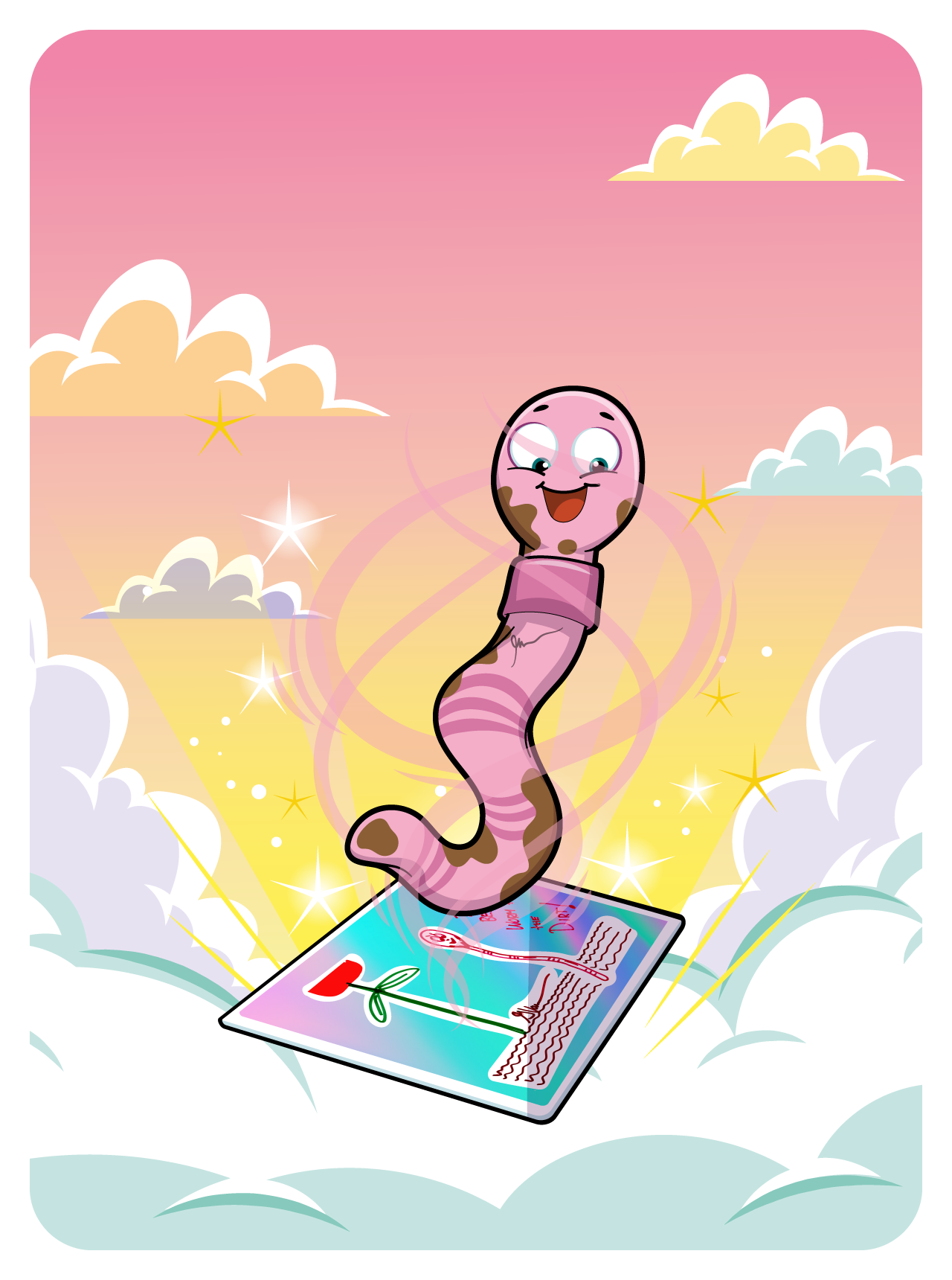 Gary Vaynerchuk - VeeFriends Series 2 - Tough To Beat A Worm From The Dirt! #9395 - NFT # 9395