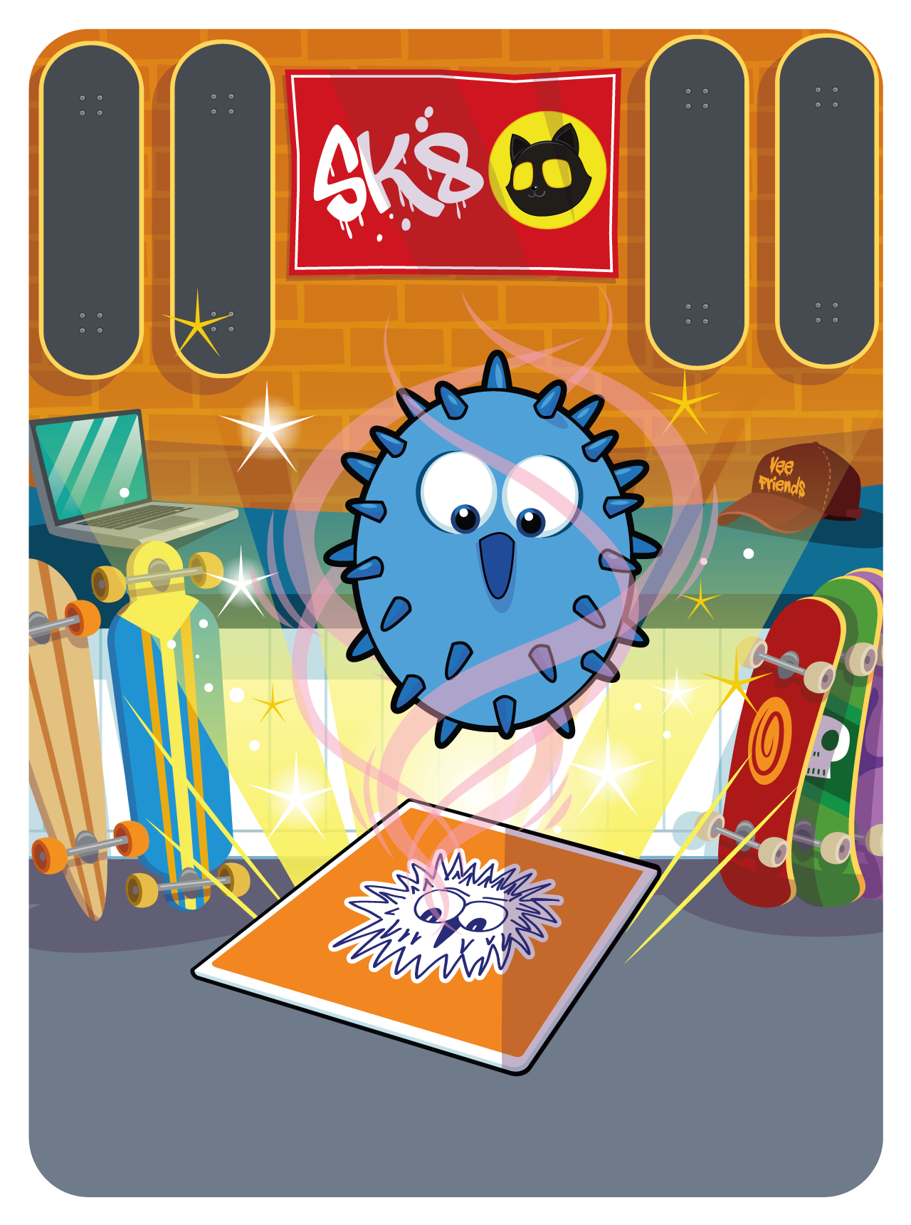 Gary Vaynerchuk - VeeFriends Series 2 - Unwavering Urchin #9559 - NFT # 9559