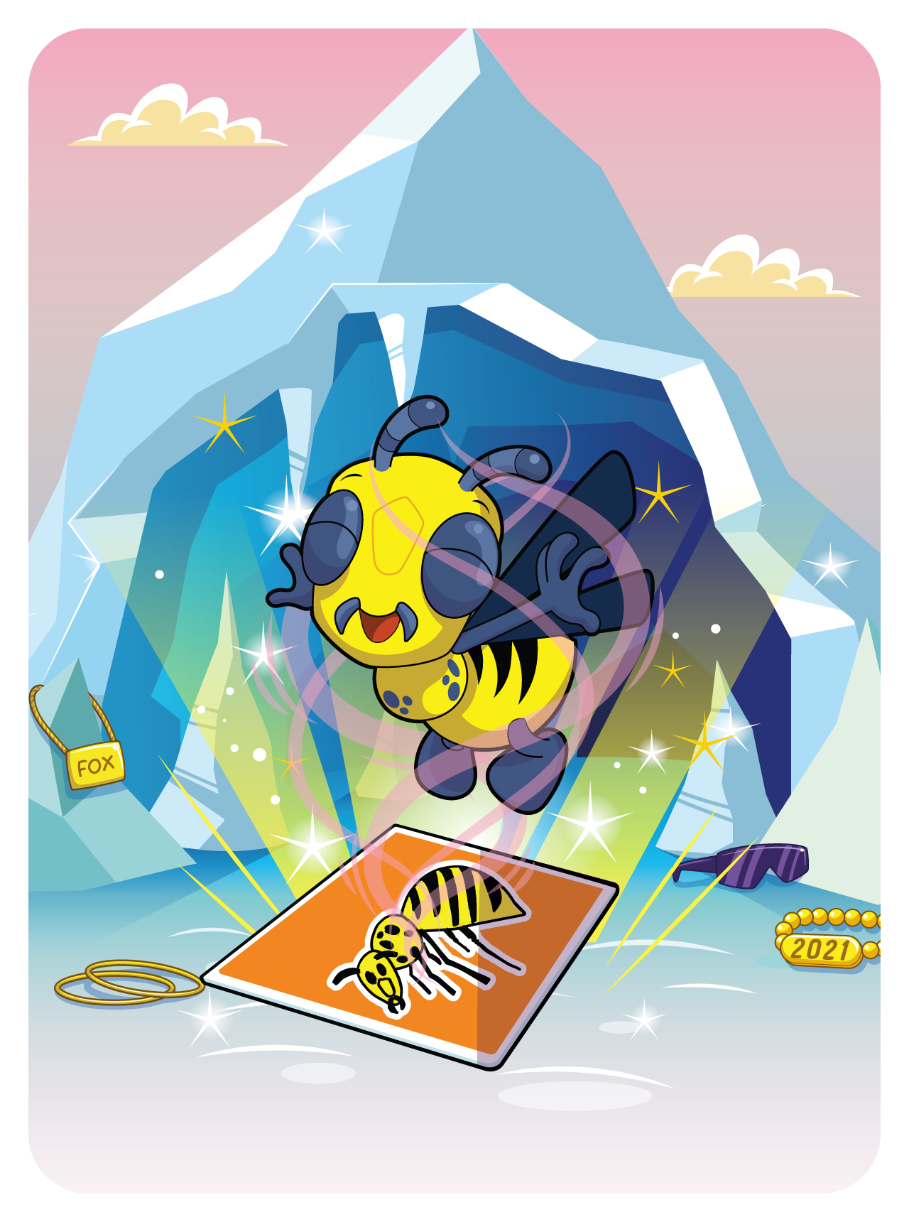 Gary Vaynerchuk - VeeFriends Series 2 - Wise Wasp #9989 - NFT # 9989