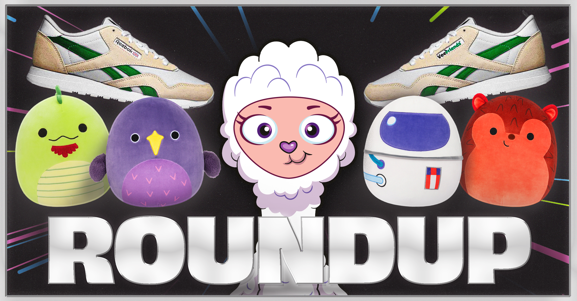 VeeFriends Roundup: Holder Exclusive Reebok Shoe Presale NEXT WEEK, VeeFriends Squishmallows…