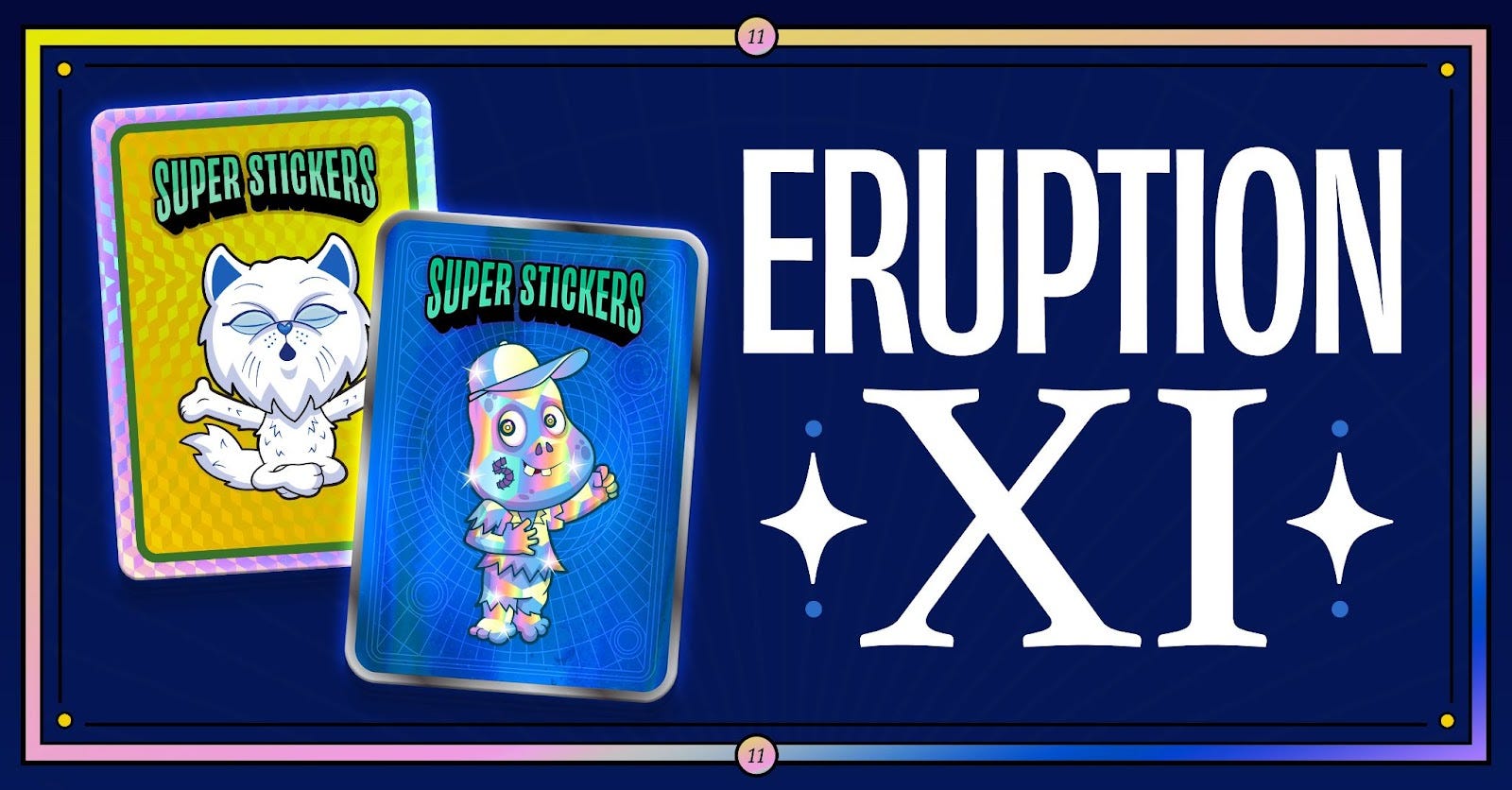 Burn Island Eruption 11 Introduces Super Stickers Inspired Scene Swap For VeeFriends Series 2…