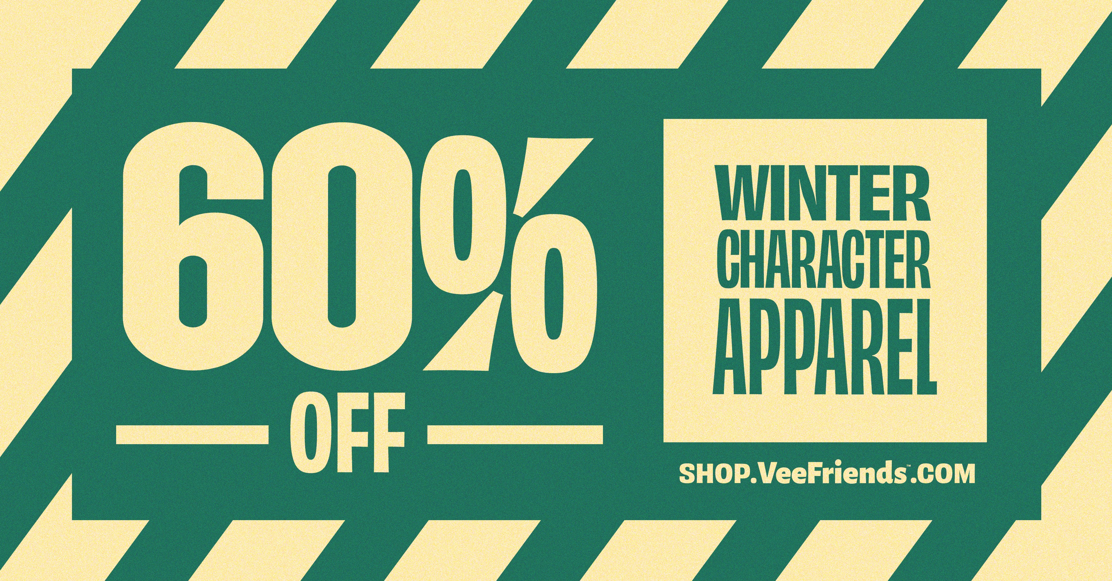 Biggest Sale of the Year: 60% OFF Select VeeFriends Apparel For 12 Hours Only on Black Friday!