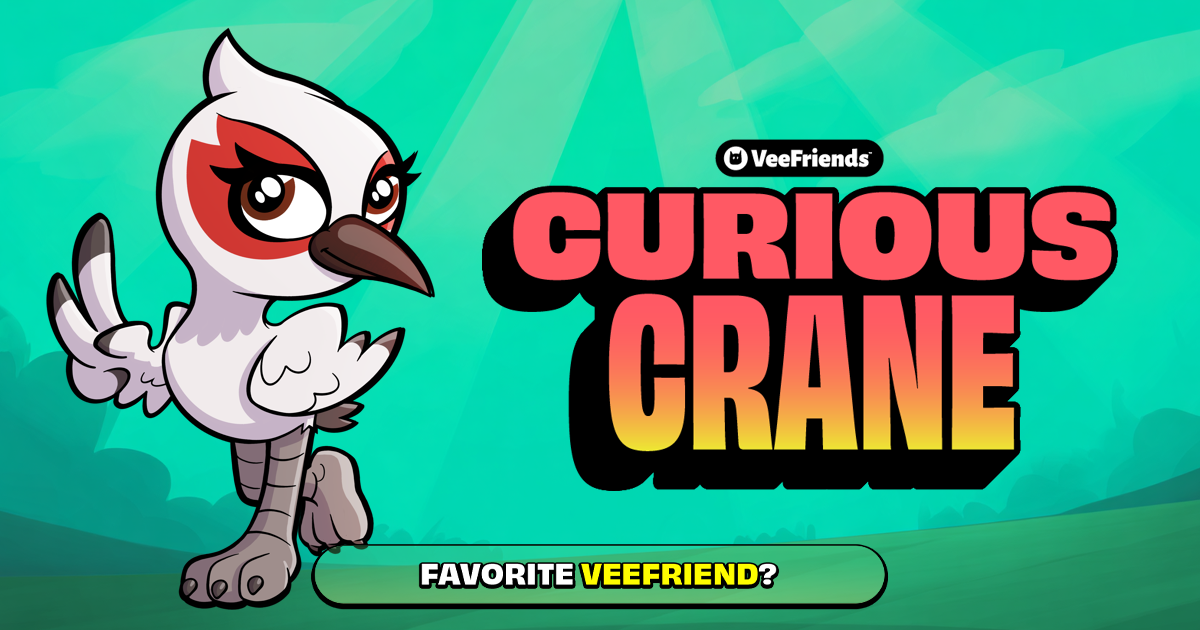 Curious Crane | VeeFriends