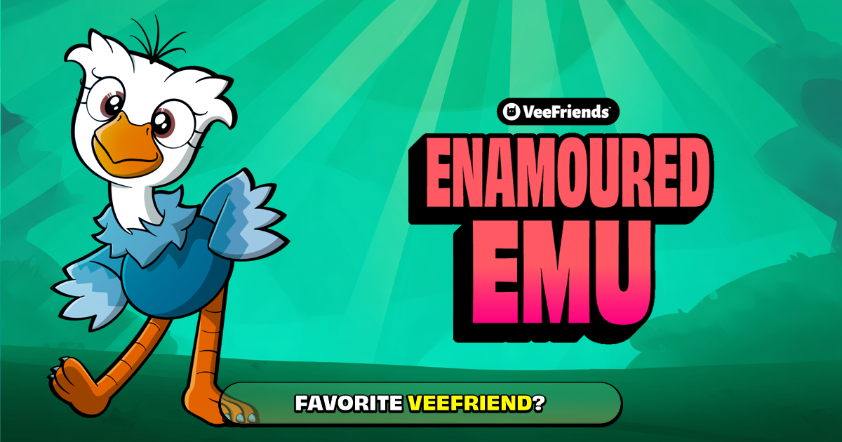 Enamoured Emu | VeeFriends