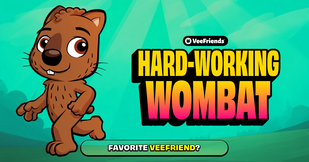 Hard-Working Wombat | VeeFriends