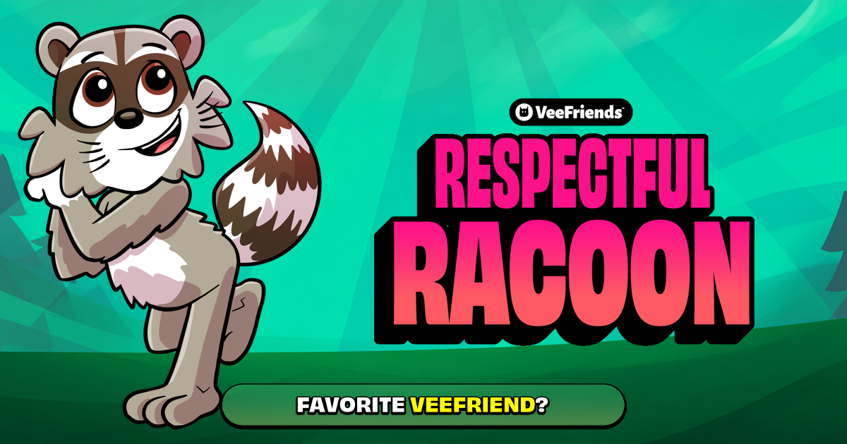 Respectful Racoon | VeeFriends