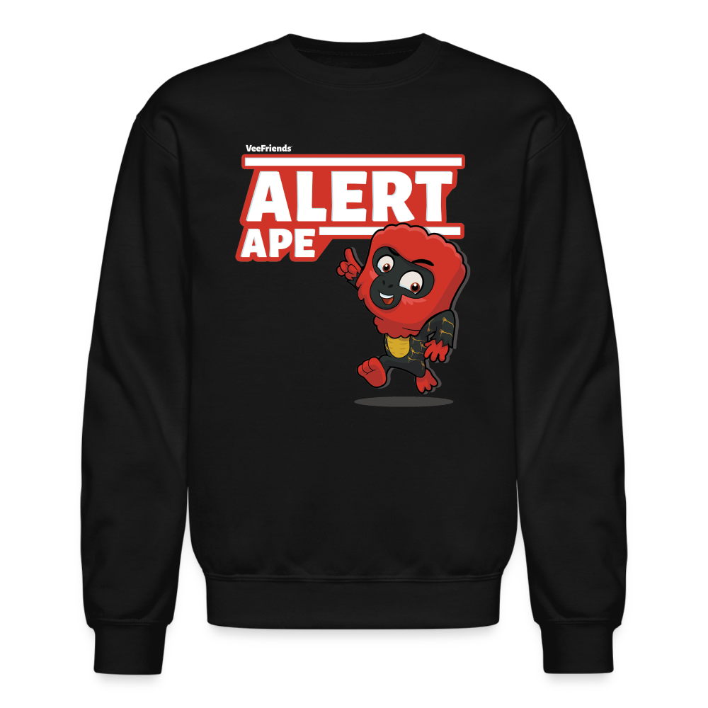 Alert Ape Character Comfort Adult Crewneck Sweatshirt