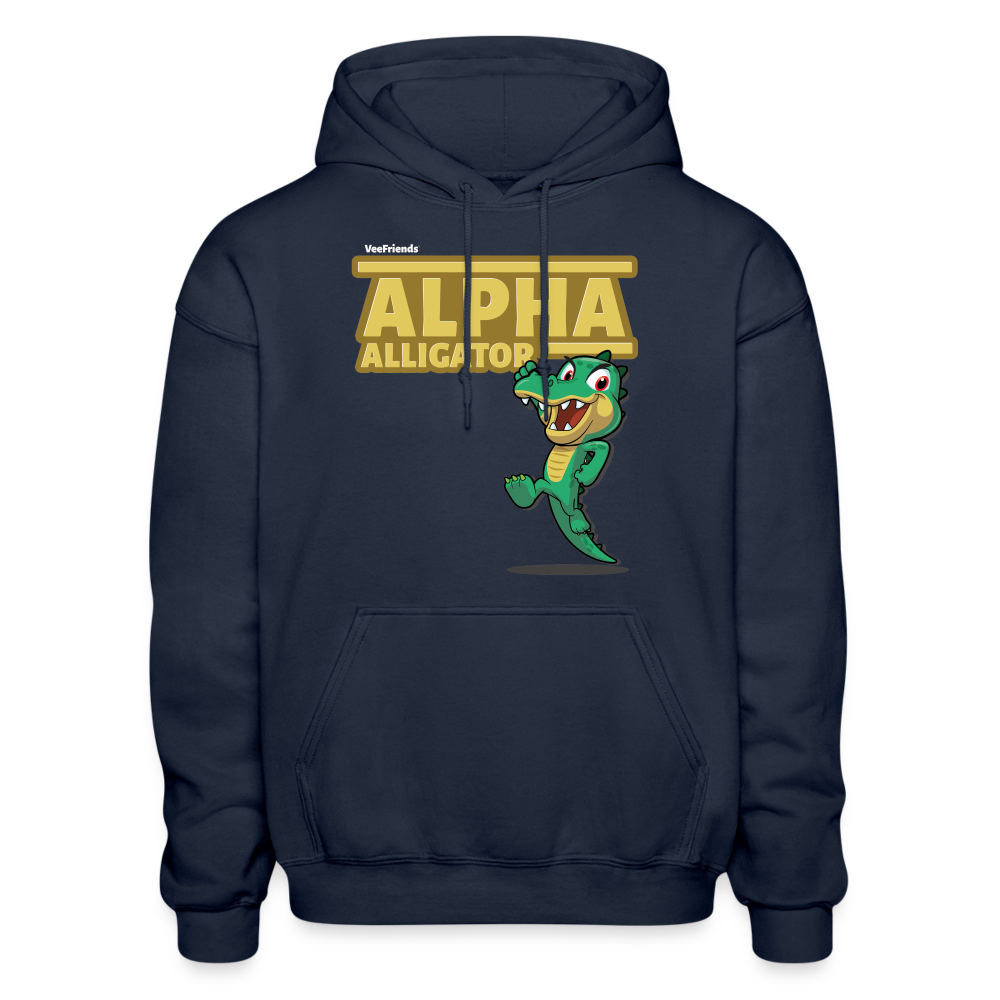 Alpha Alligator Character Comfort Adult Hoodie