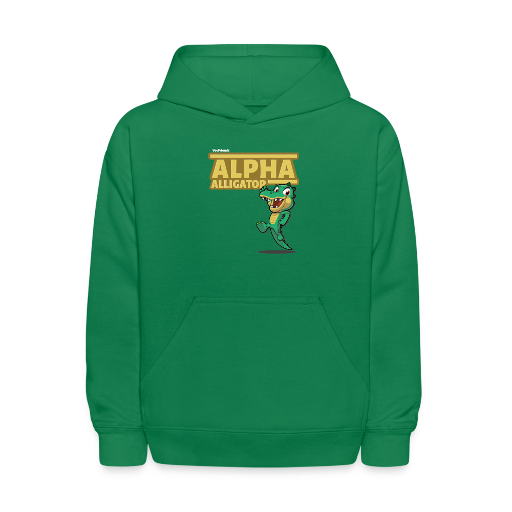 Alpha Alligator Character Comfort Kids Hoodie
