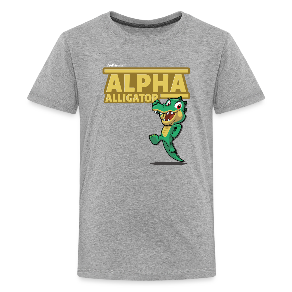 Alpha Alligator Character Comfort Kids Tee