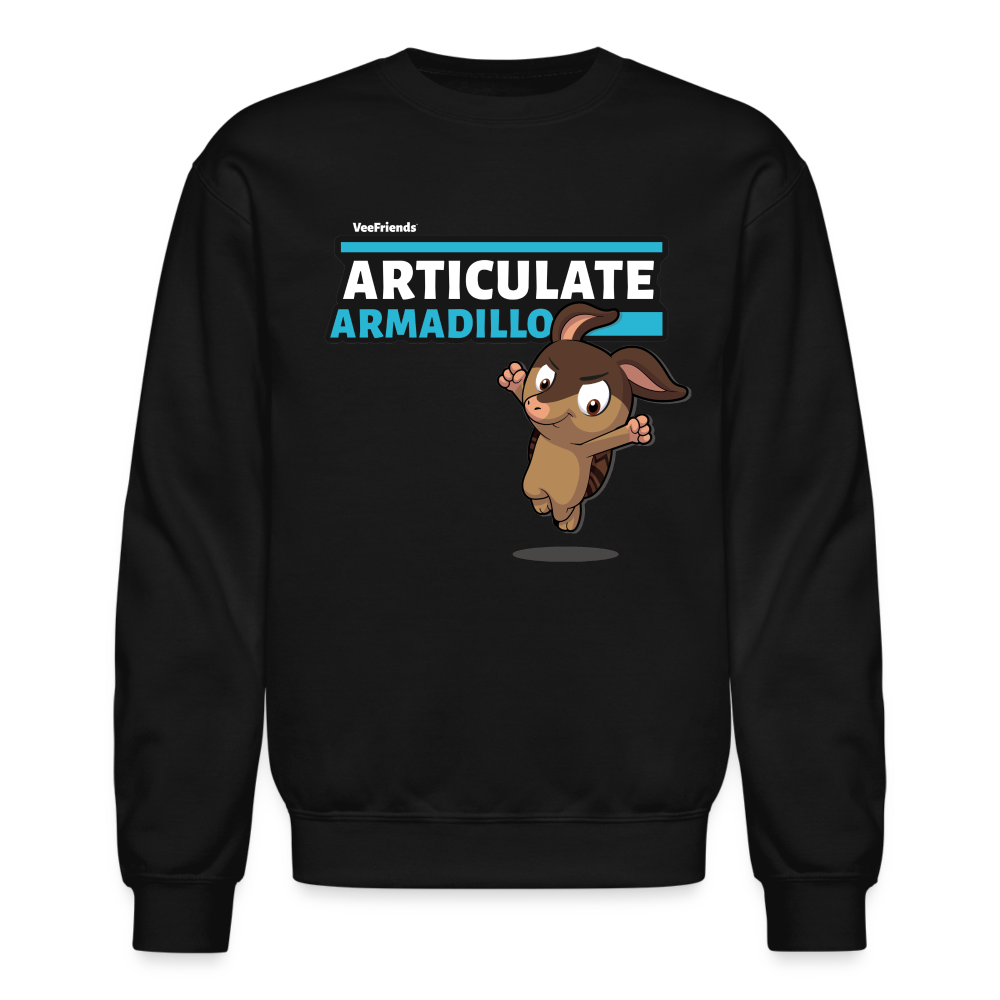 Articulate Armadillo Character Comfort Adult Crewneck Sweatshirt