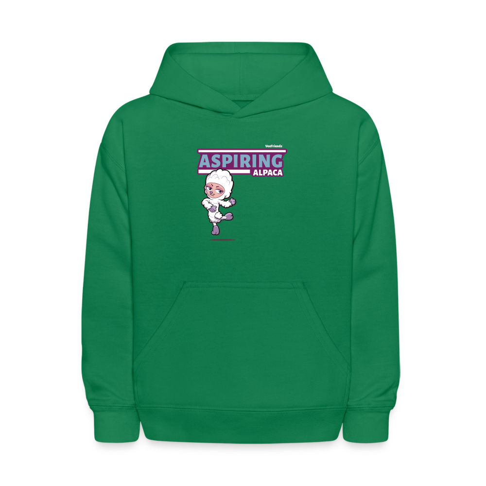 Aspiring Alpaca Character Comfort Kids Hoodie