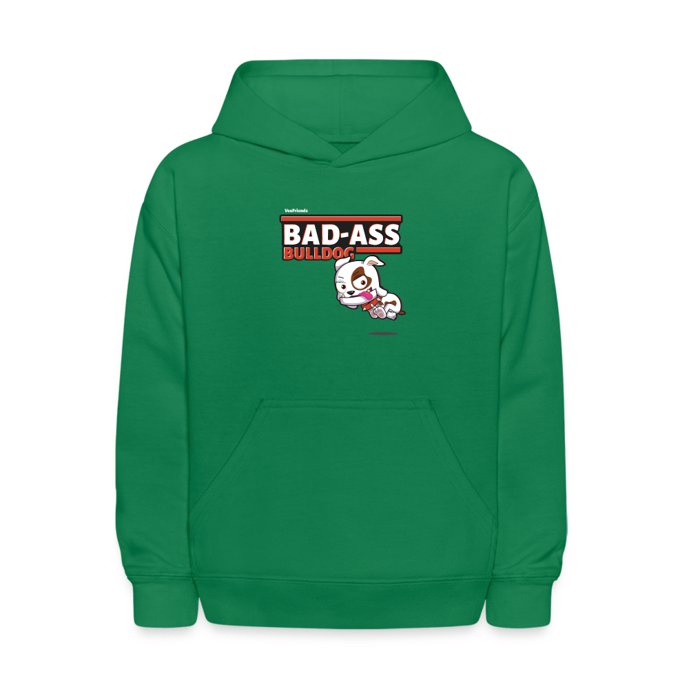 Bad-Ass Bulldog Character Comfort Kids Hoodie