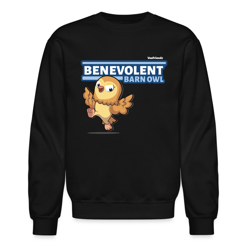 Benevolent Barn Owl Character Comfort Adult Crewneck Sweatshirt