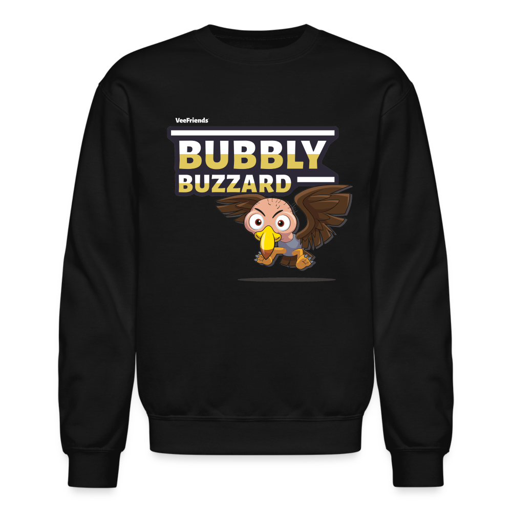 Bubbly Buzzard Character Comfort Adult Crewneck Sweatshirt