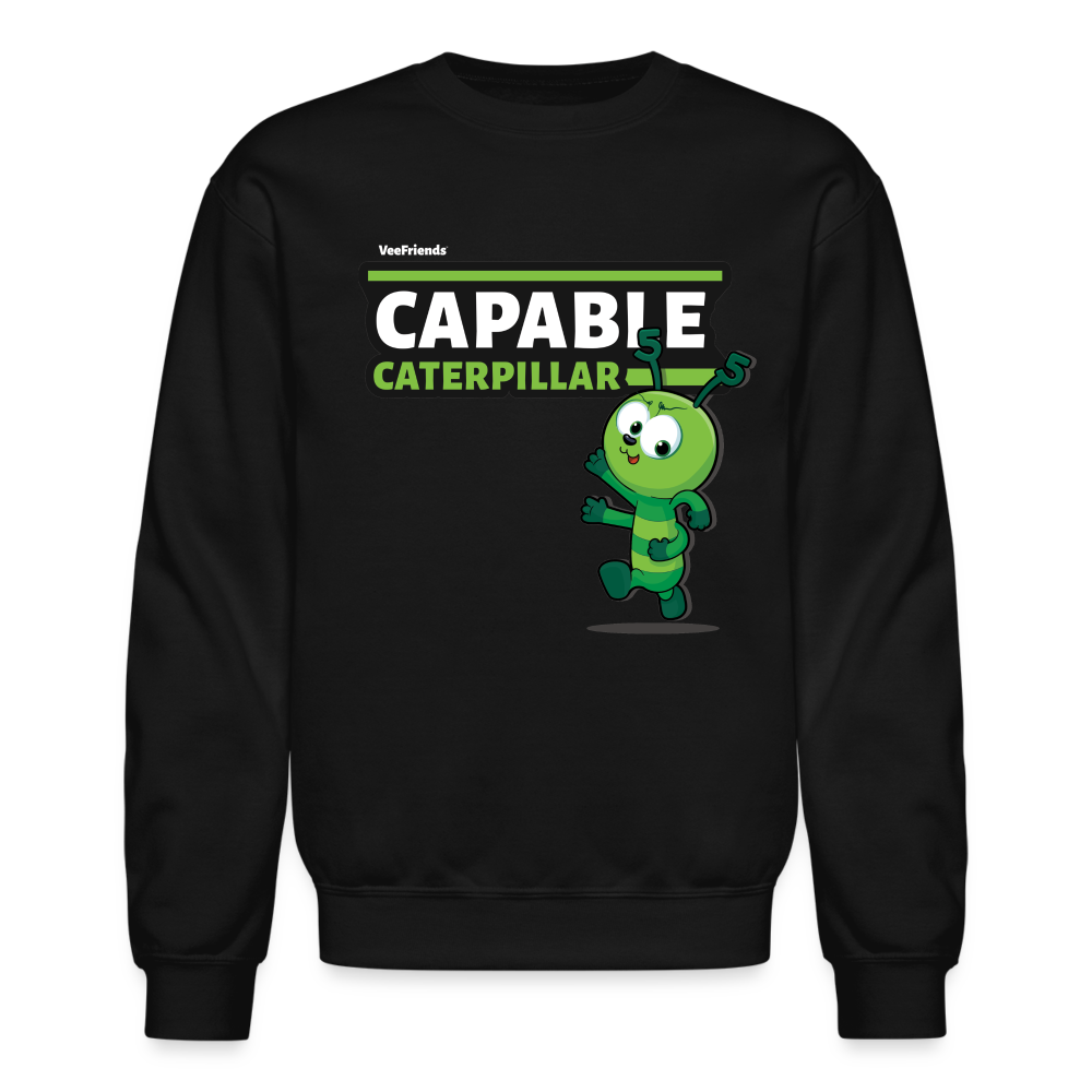 Capable Caterpillar Character Comfort Adult Crewneck Sweatshirt