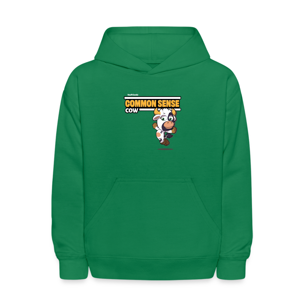 Common Sense Cow Character Comfort Kids Hoodie