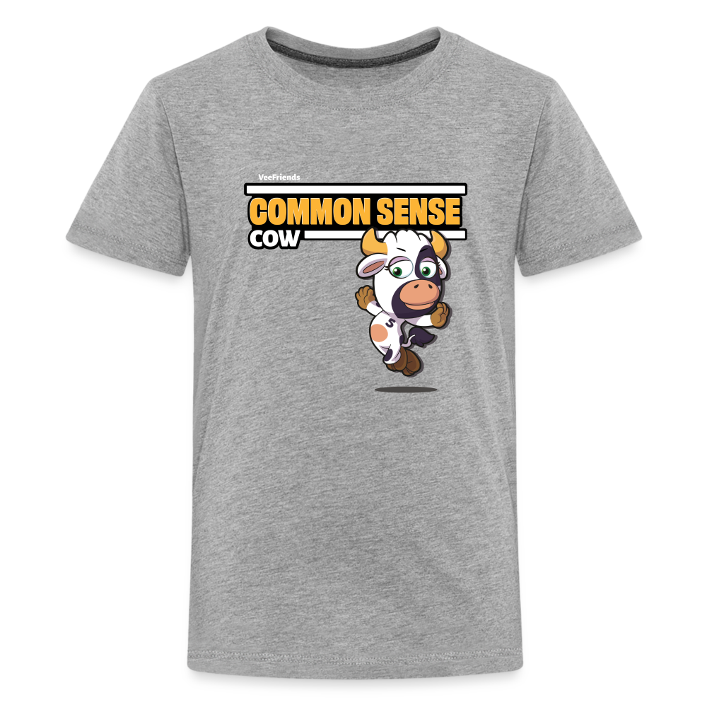 Common Sense Cow Character Comfort Kids Tee