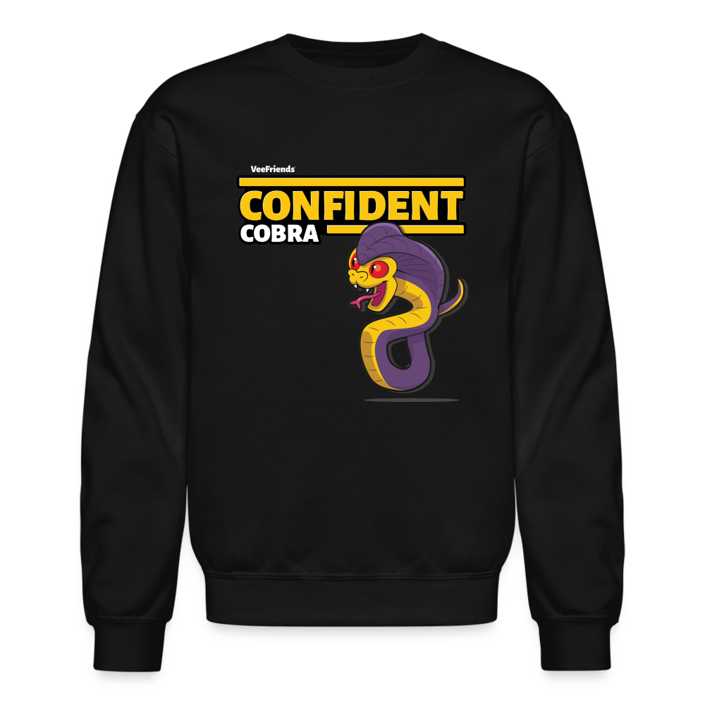 Confident Cobra Character Comfort Adult Crewneck Sweatshirt