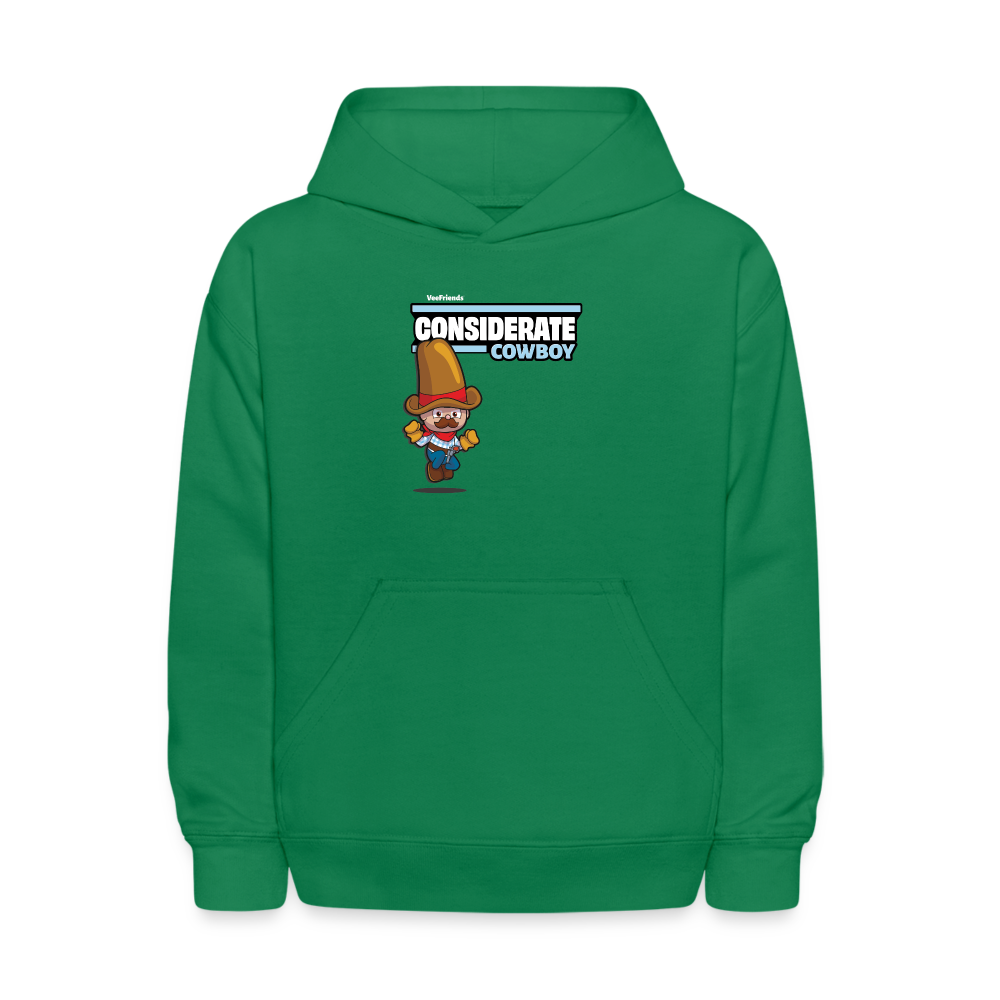 Considerate Cowboy Character Comfort Kids Hoodie