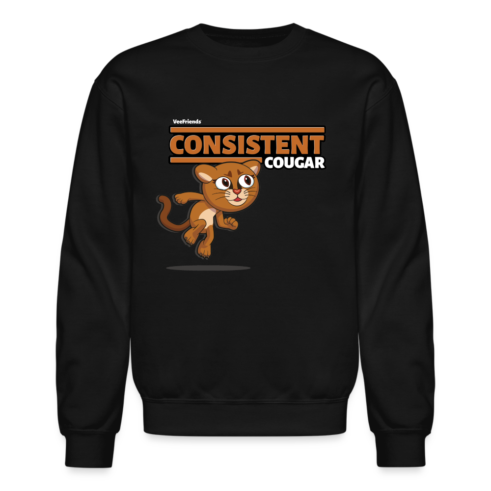 Consistent Cougar Character Comfort Adult Crewneck Sweatshirt