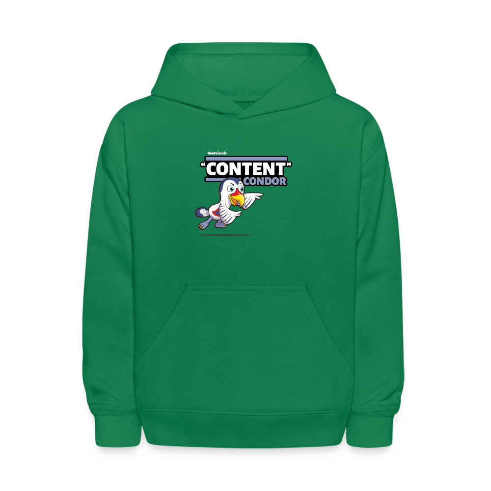 Content Condor Character Comfort Kids Hoodie