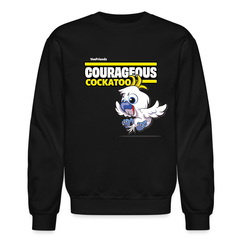 Courageous Cockatoo Character Comfort Adult Crewneck Sweatshirt