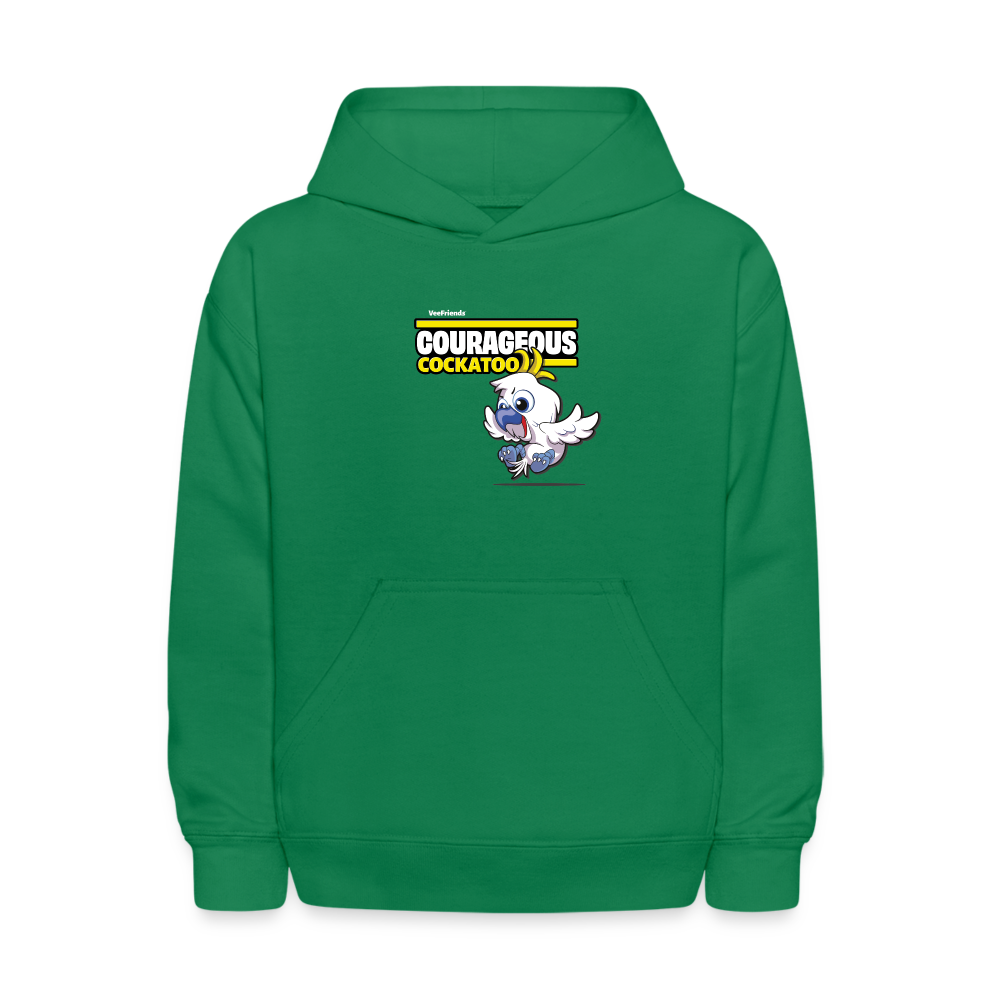 Courageous Cockatoo Character Comfort Kids Hoodie
