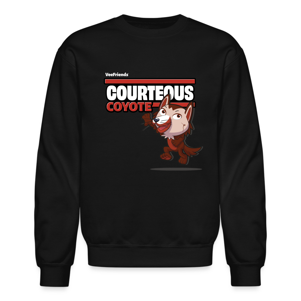 Courteous Coyote Character Comfort Adult Crewneck Sweatshirt