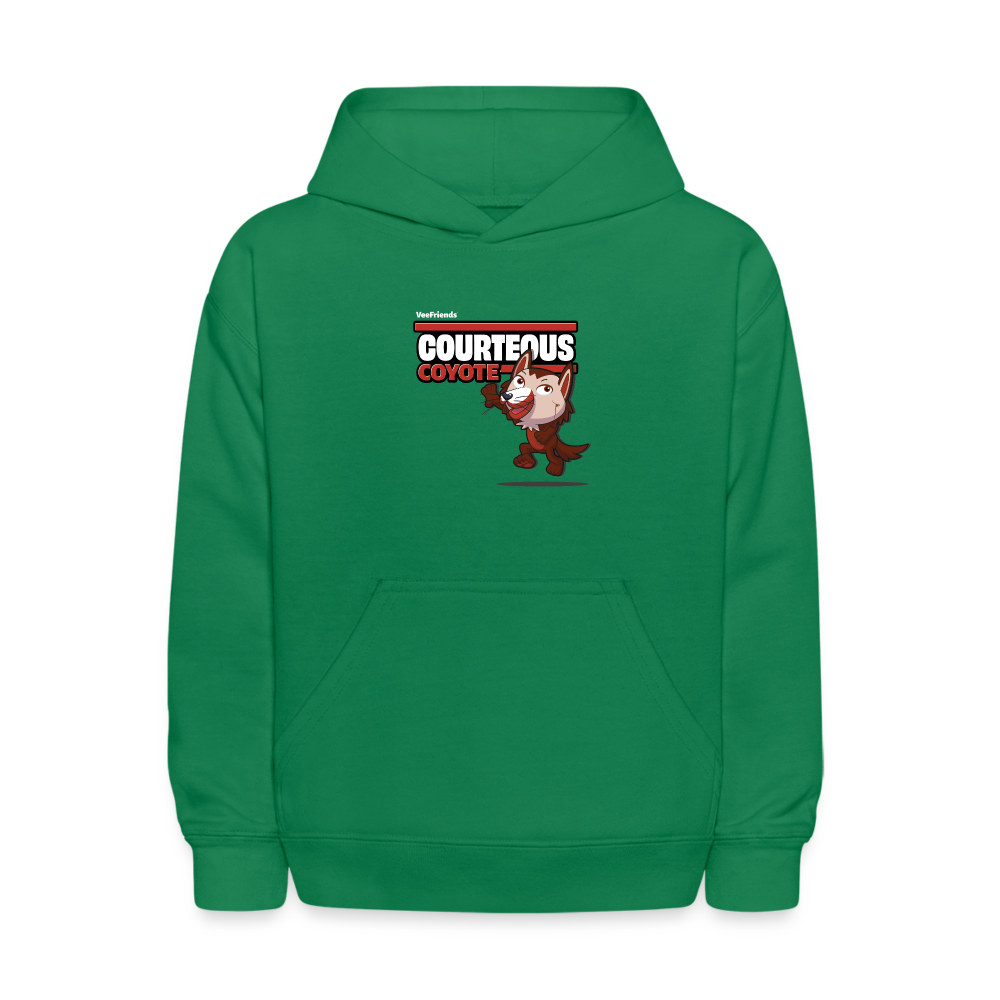 Courteous Coyote Character Comfort Kids Hoodie