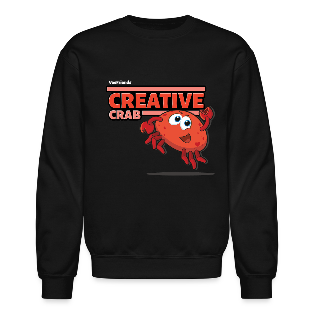 Creative Crab Character Comfort Adult Crewneck Sweatshirt
