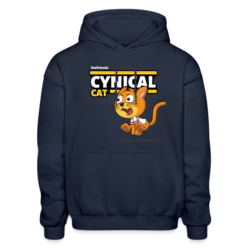 Cynical Cat Character Comfort Adult Hoodie