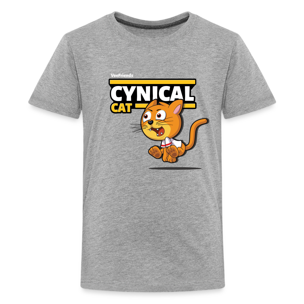 Cynical Cat Character Comfort Kids Tee