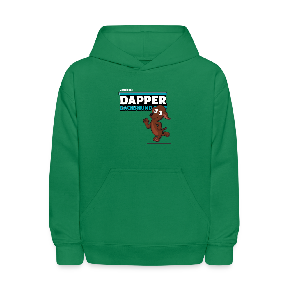 Dapper Dachshund Character Comfort Kids Hoodie