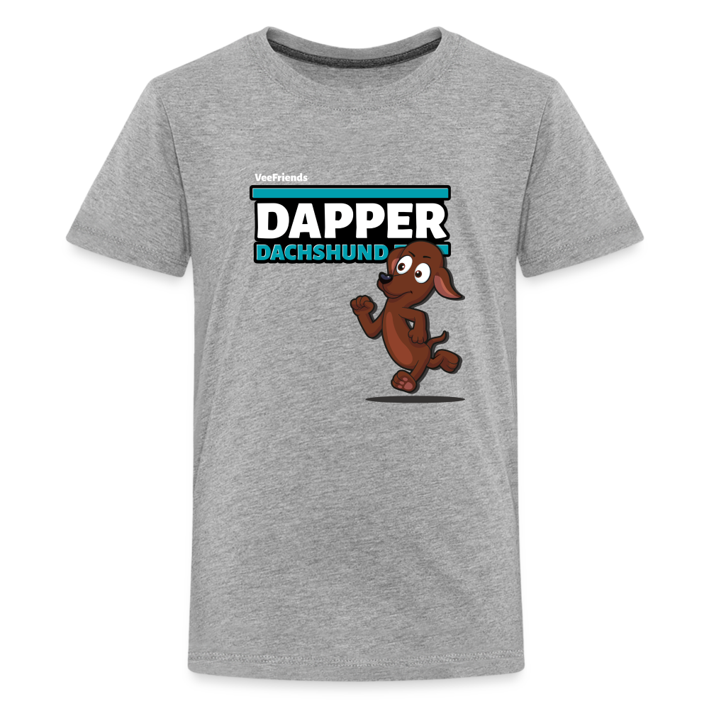 Dapper Dachshund Character Comfort Kids Tee