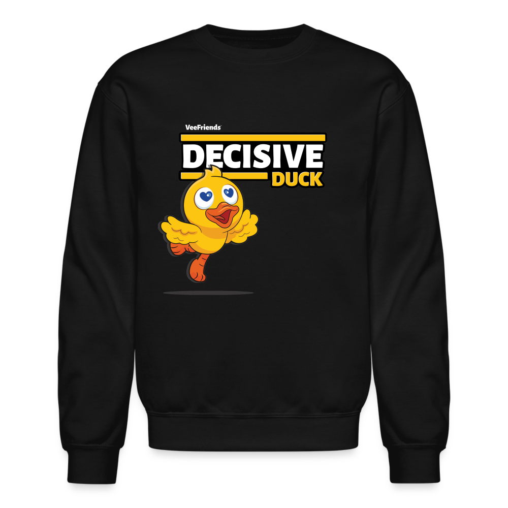 Decisive Duck Character Comfort Adult Crewneck Sweatshirt