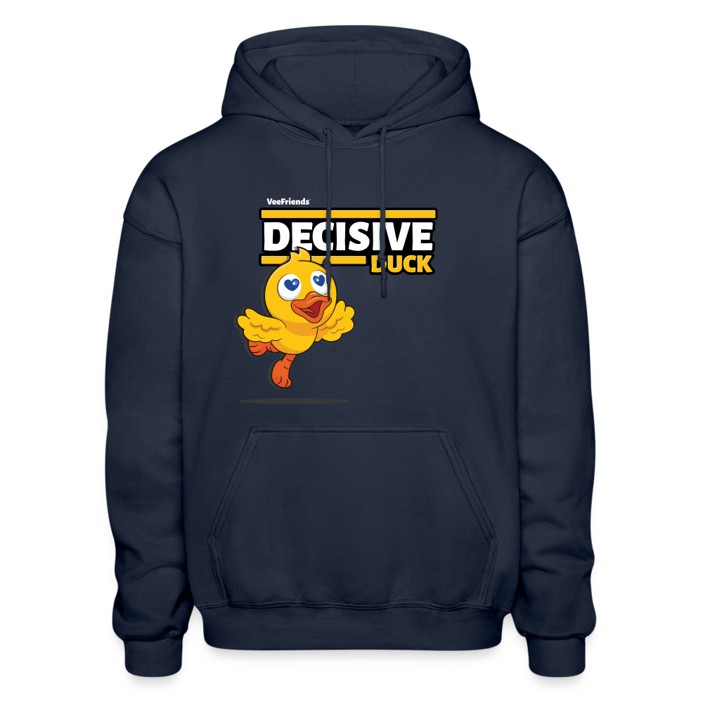 Decisive Duck Character Comfort Adult Hoodie