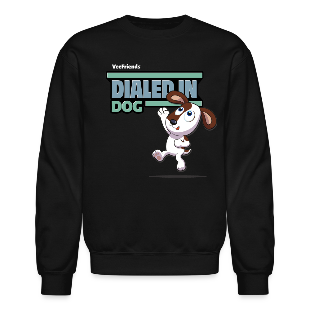 Dialed In Dog Character Comfort Adult Crewneck Sweatshirt