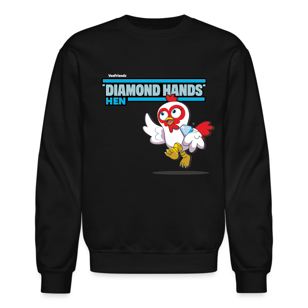 Diamond Hands Hen Character Comfort Adult Crewneck Sweatshirt