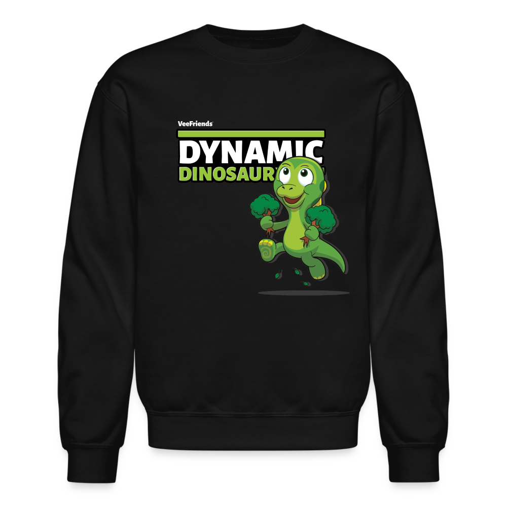 Dynamic Dinosaur Character Comfort Adult Crewneck Sweatshirt