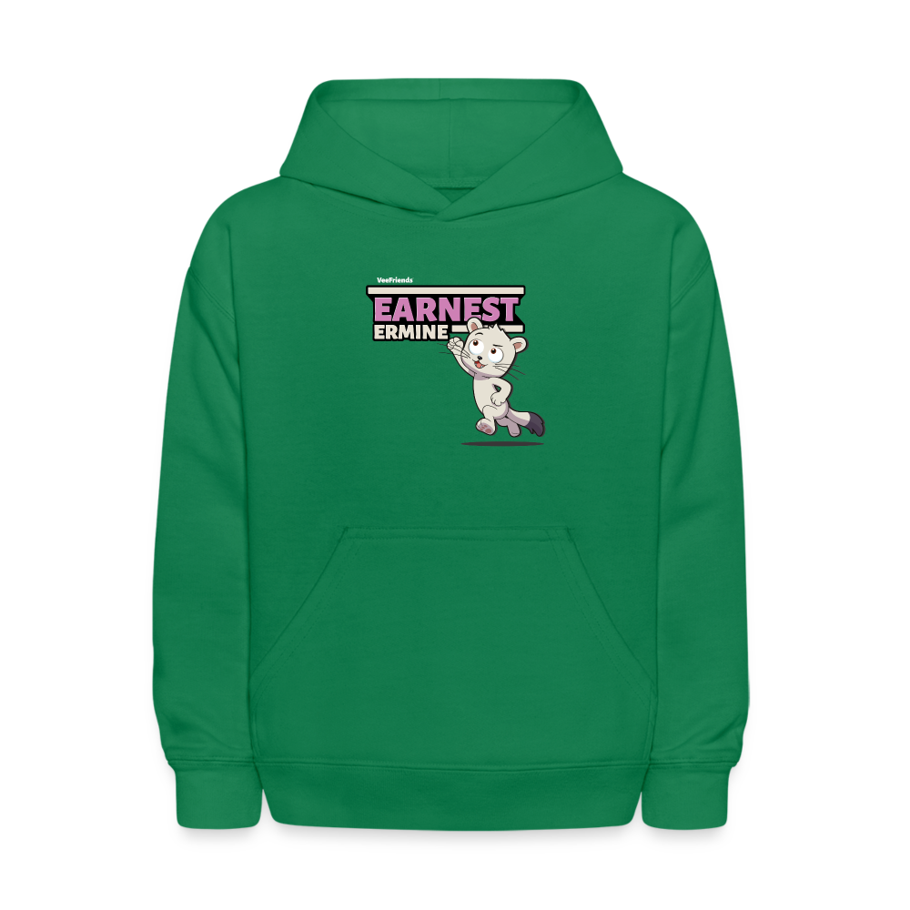 Earnest Ermine Character Comfort Kids Hoodie