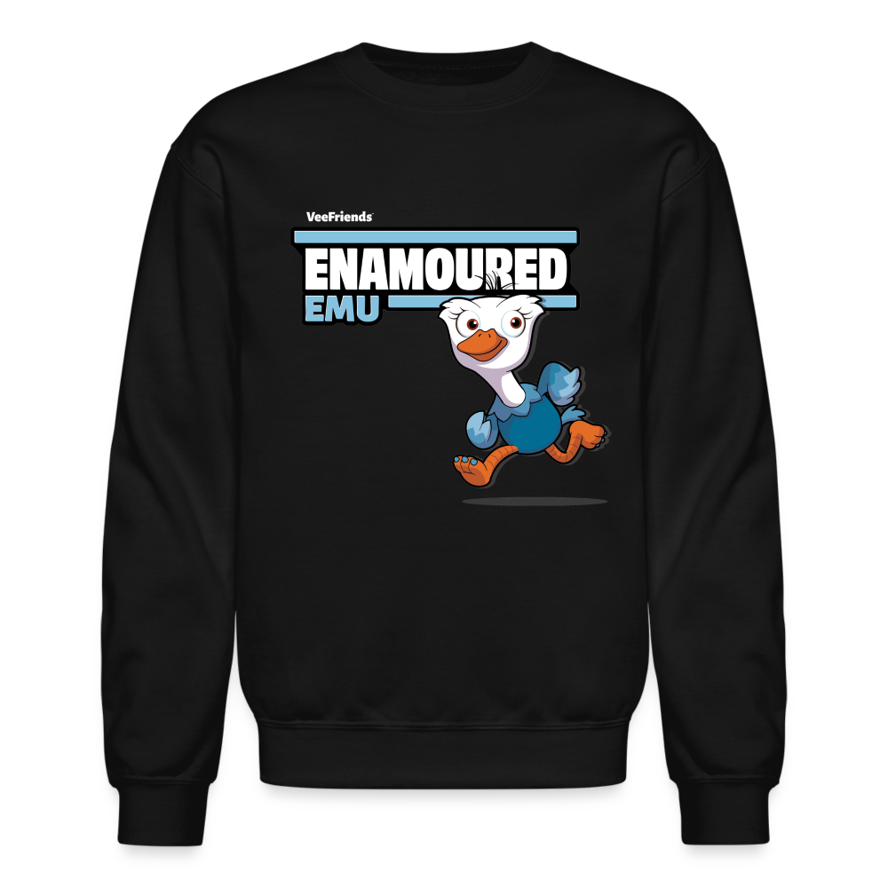 Enamoured Emu Character Comfort Adult Crewneck Sweatshirt