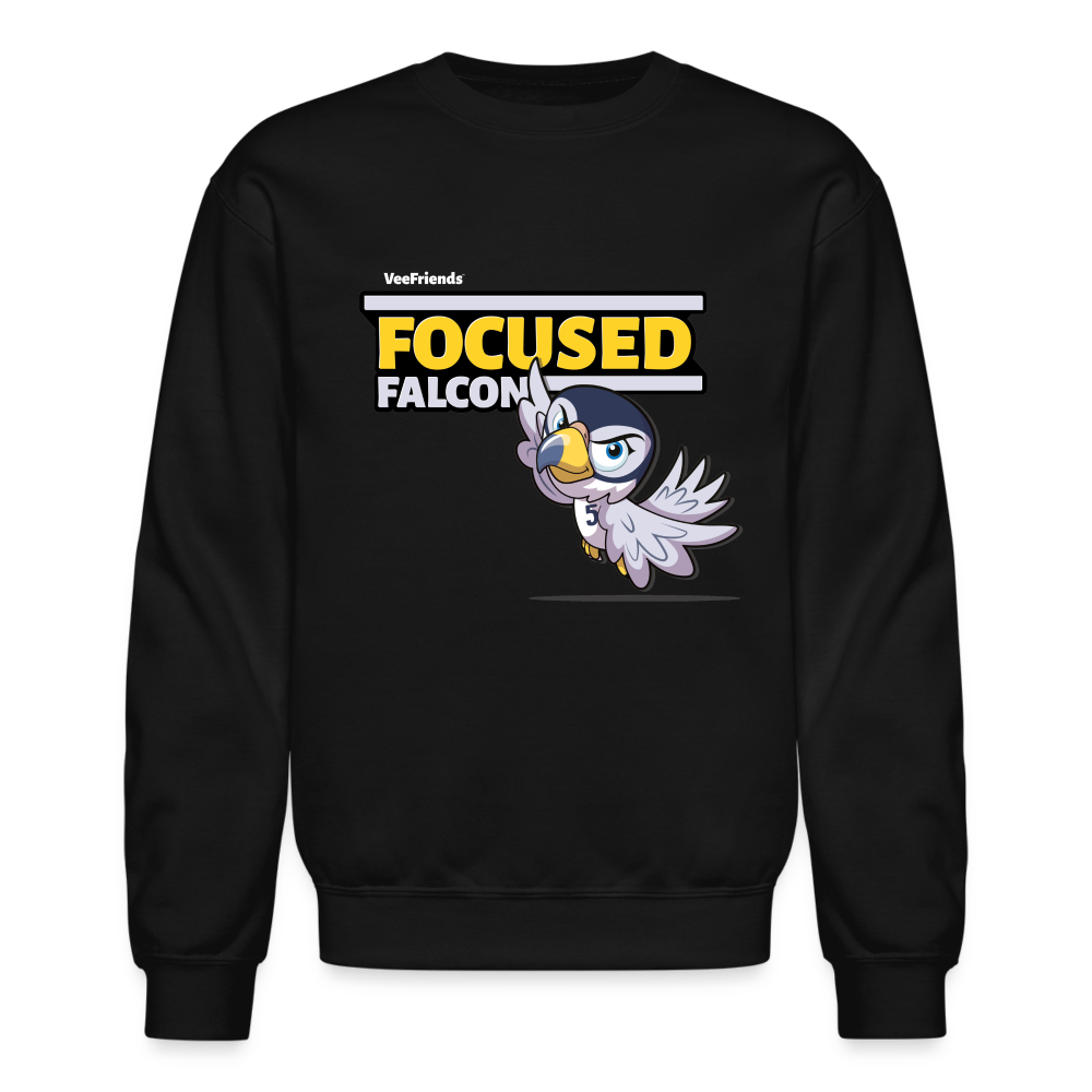 Focused Falcon Character Comfort Adult Crewneck Sweatshirt