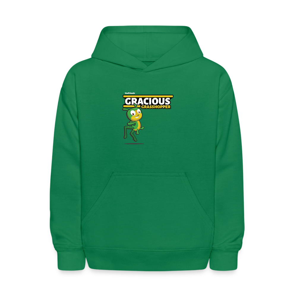 Gracious Grasshopper Character Comfort Kids Hoodie