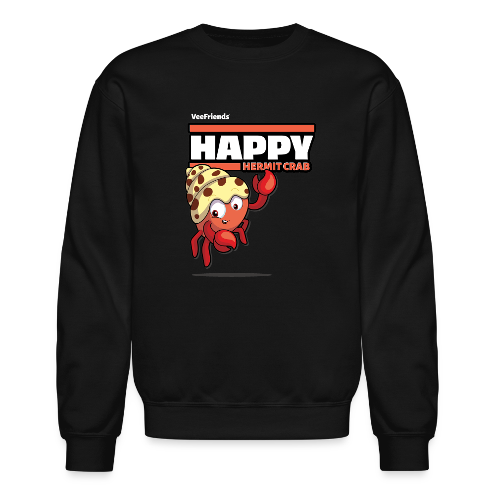 Happy Hermit Crab Character Comfort Adult Crewneck Sweatshirt