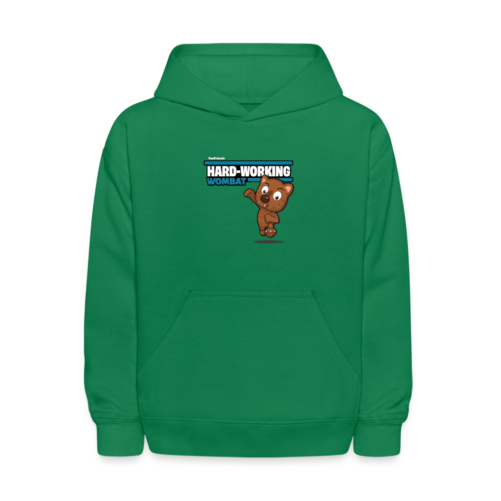 Hard-Working Wombat Character Comfort Kids Hoodie