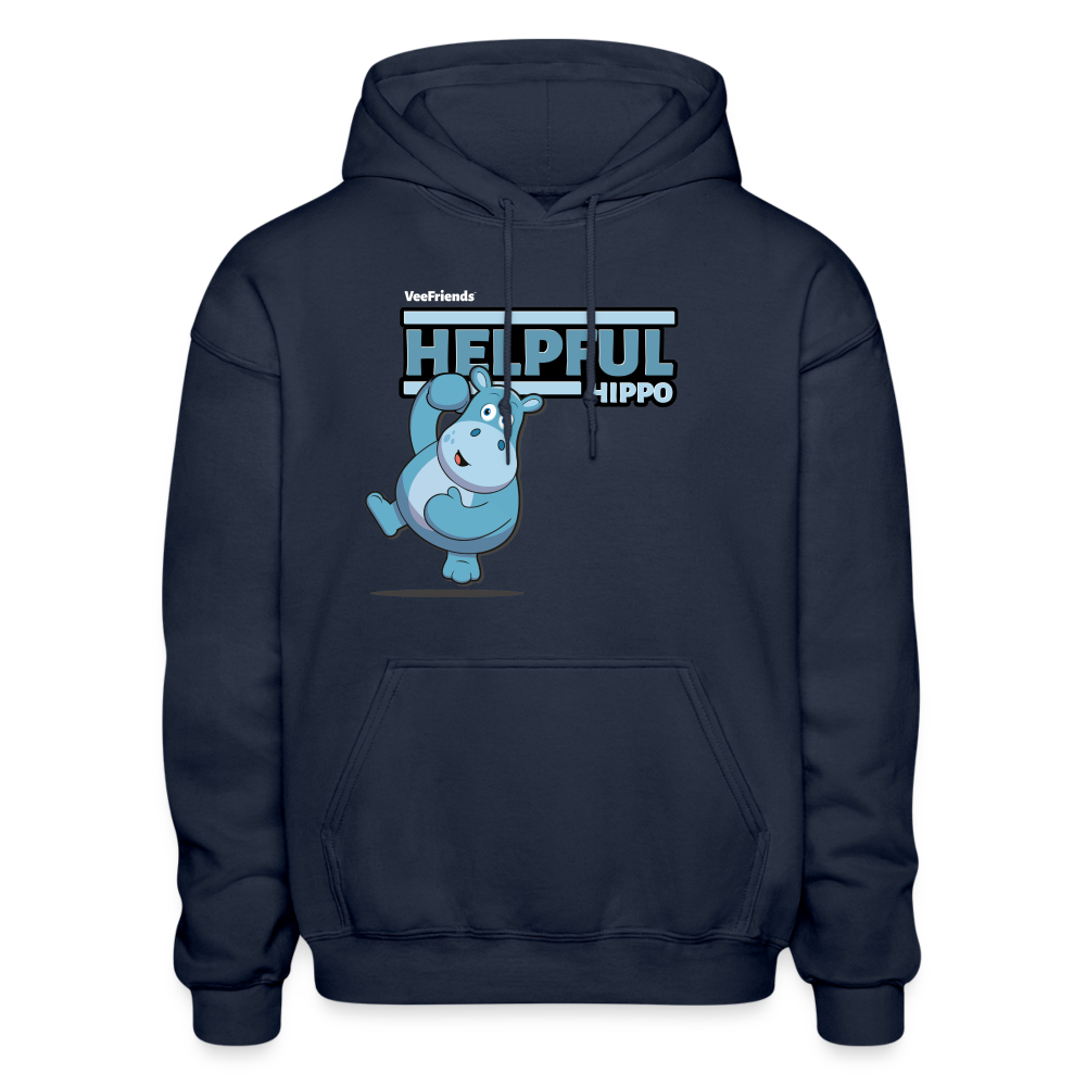 Helpful Hippo Character Comfort Adult Hoodie