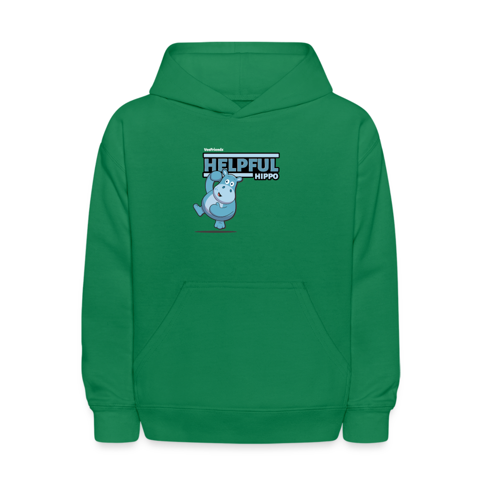 Helpful Hippo Character Comfort Kids Hoodie
