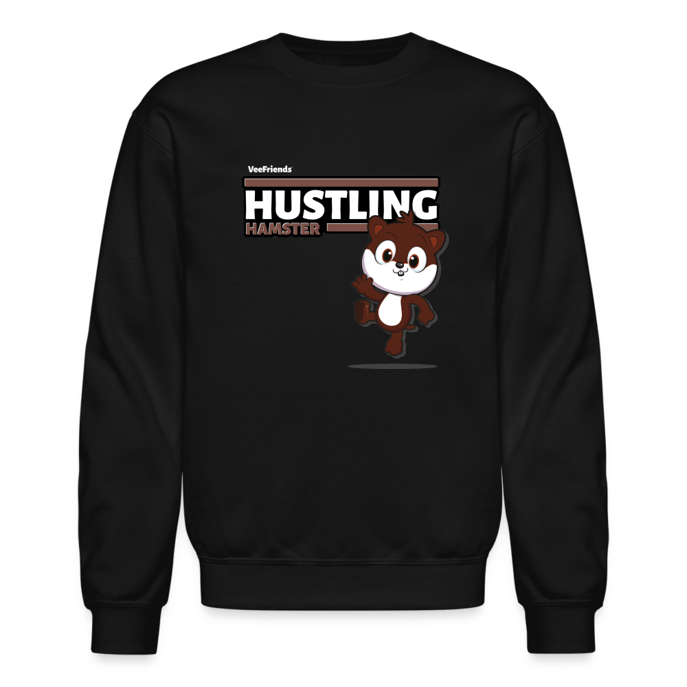 Hustling Hamster Character Comfort Adult Crewneck Sweatshirt